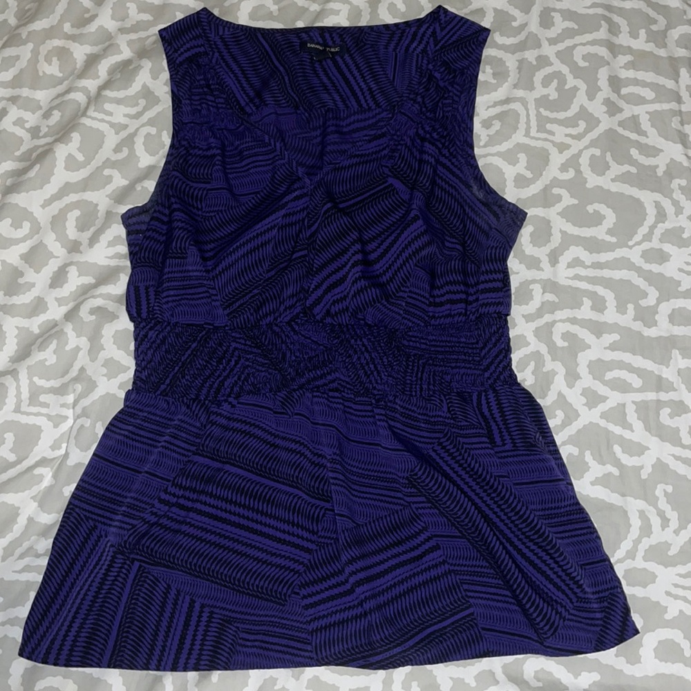 Banana Republic Purple/Black Dress Tank